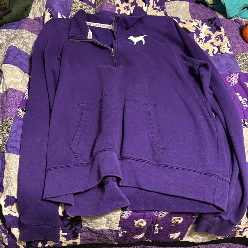 PINK 1/2 zip